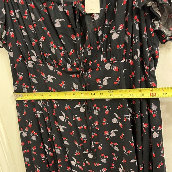 Hot Topic Rose Bud Empire Midi Dress NWT - Picture 8 of 8